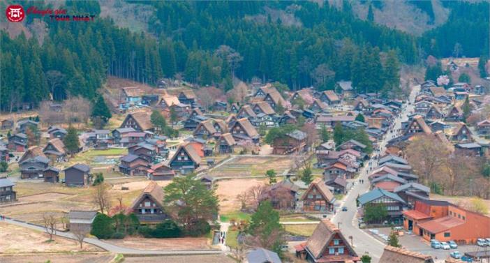 Tour Du Lịch Nhật Bản Mùa Hoa Anh Đào 2025 - Làng cổ tích Shirakawa-go